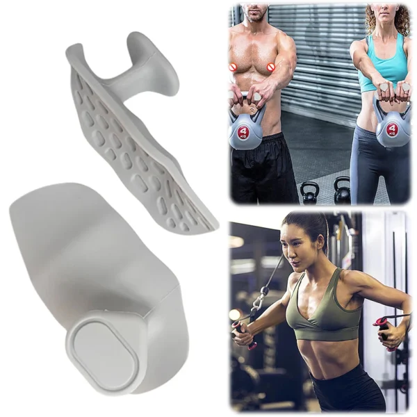 Anti-Slip Fingerless Workout Gym Gloves Gym Weightlifting Grips for Weight Lifting Pull-Ups for Gym Training and Exercise Grips - Image 4
