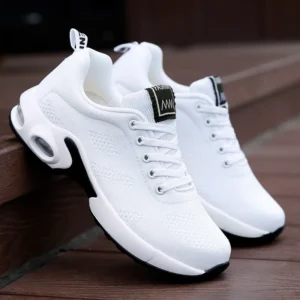 Carbon Board Running Shoes, Ultra Light Shock Absorption Sports Shoes, Summer Women'S Shoes, Full Palm Air Cushion Running Shoes