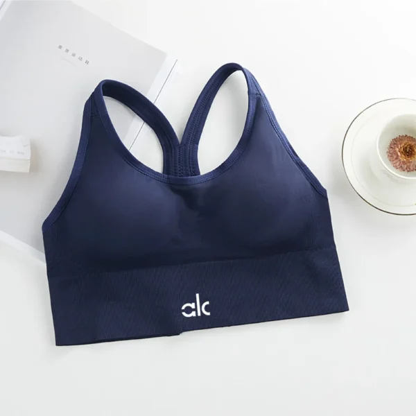 Sexy Women Tops Back Cross Strap Tank Top Push Up Running Sports Bra Breathable Soft Fitness Beauty Solid Color Yoga Bra - Image 4