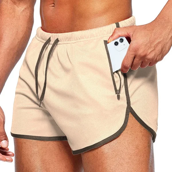 Summer Quick Dry Men's Sports Running Shorts Fitness Beach Short Pants Sportswear Gym Training Workout Shorts Compression Shorts - Image 6