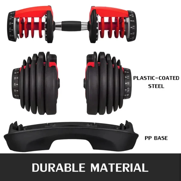 Sihao Adjustable Dumbbell 24/40 KG 52.5/90 LBS Fitness Equipment Training Arm Muscles Dumbbell Free Shipping Adjustable Bumbbell - Image 4