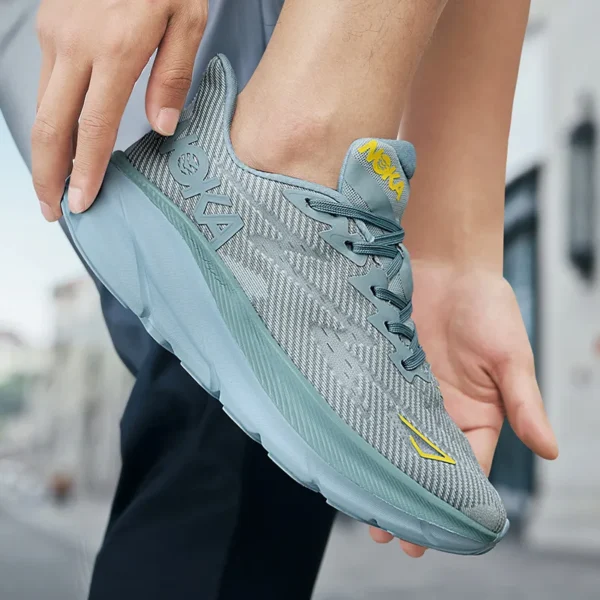 Men's road running and walking shoes | Maximum cushioning comfort | Durable anti slip | Breathable sports tennis cross training - Image 4