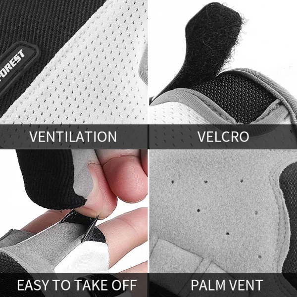 Shockproof GEL Pad Cycling Gloves Half Finger Sport Resistance Men Women Summer Gym Fitness MTB Bike Gloves - Image 2