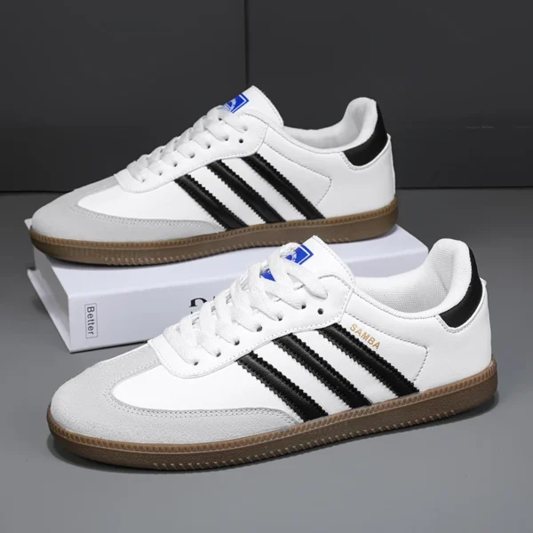 Men's flat shoes, men's sports shoes, casual shoes, men's fashionable outdoor sports shoes, women's running and walking shoes - Image 3