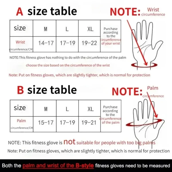 Training Sport Gloves Weightlifting Gloves for Men Women Body Building Gym Half Finger Non-Slip Hand Wrist Palm Protector Gloves - Image 6